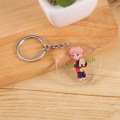 Double-sided transparent pattern cartoon BTS acrylic keychain